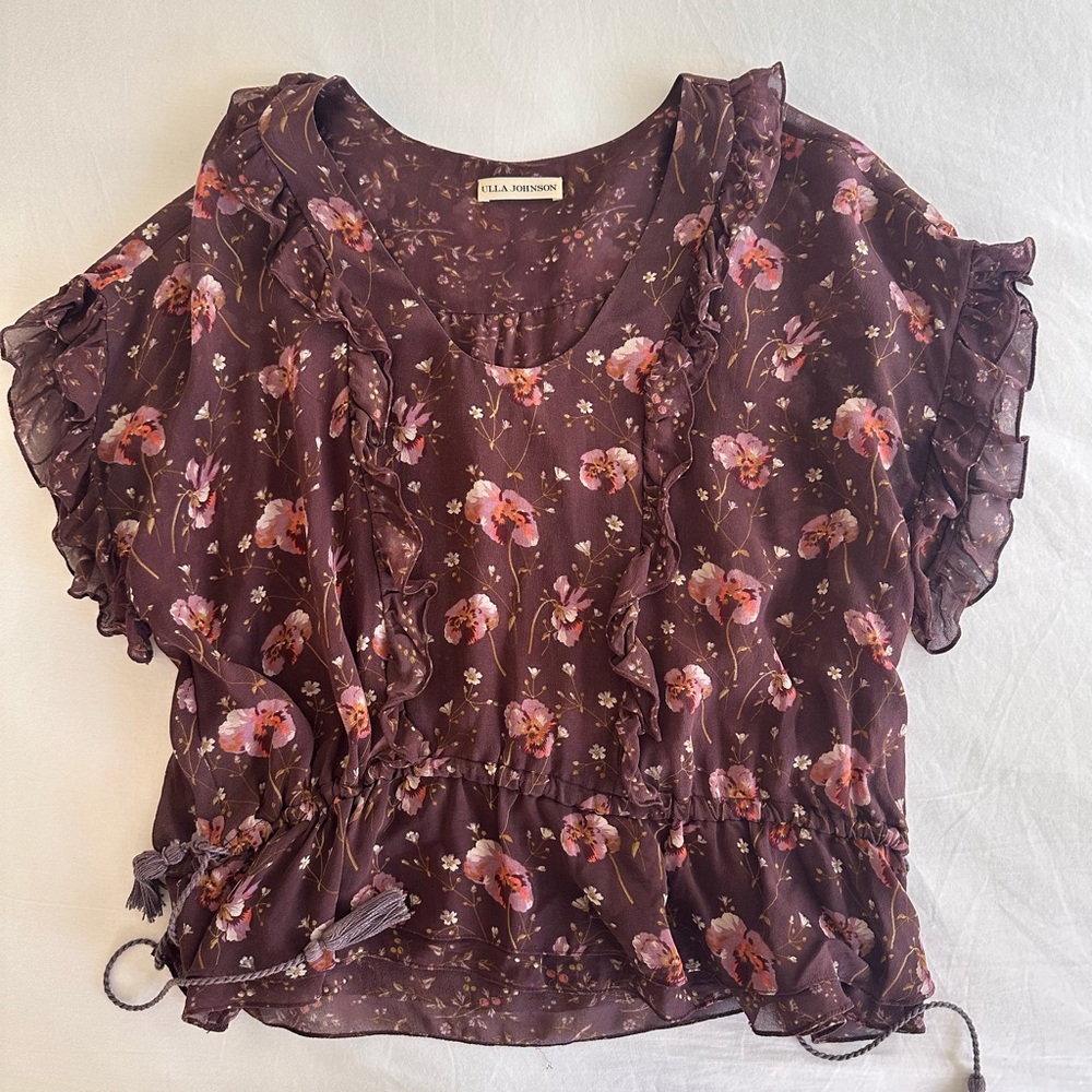 ULLA JOHNSON Blouse with tassels